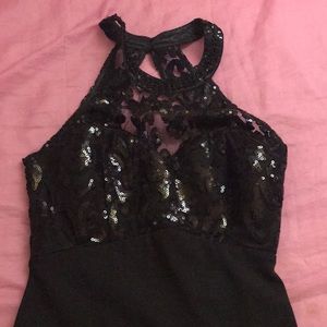 My Michelle black “halter” dress